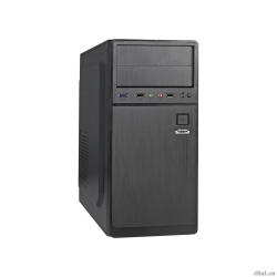 Exegate EX283739RUS  Miditower XP-402U Black, ATX, &lt;XP500, Black,120mm>, 2*USB+1*USB3.0, Audio  [: 1 ]