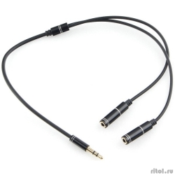 ������ ����� ������������ Cablexpert CCAB-02-35MY-0.2MB  3.5 ���� (M)/2� 3.5 ���� (F), ������, 0.2�, �������  [��������: 3 ������]