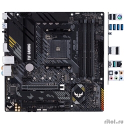 ASUS TUF GAMING B550M-PLUS (Socket AM4, mATX, 4xDDR4(128GB), HDMI 2.1/DP, 1xPCIe 4.0x16/1xPCIe 3.0x16, 1xPCIe 3.0, 1xLAN (2.5GbE), 4xSATA 6Gb/s, 2xM.2, 1xType-C, 5xUSB 3.2, 2xUSB 2.0, 1xPS/2)  [��������: 3 ����]