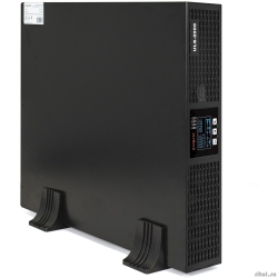 Exegate EP285647RUS ��� On-line ExeGate PowerExpert ULS-2000.LCD.AVR.C13.USB.RS232.SNMP.2U <2000VA/2000W, On-Line, PF=1, LCD, 6*IEC-C13, RS232, USB, SNMP-slot, Rackmount 2U/Tower, Black>  [��������: 1 ���]