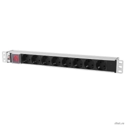 REM ���� ������� Rem-10 � ����., 8 Schuko, 10�A, ����., 19", ���� 1.8 �. 1,8 IEC 60320 C14 (R-10-8S-V-440-1.8)  [��������: 1 ���]