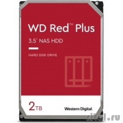 2TB WD NAS Red Plus (WD20EFZX) {Serial ATA III, 5400- rpm, 128Mb, 3.5"}  [: 1 ]