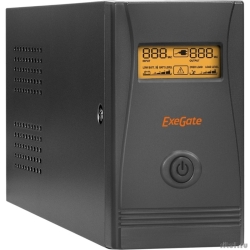 Exegate EP285478RUS  ExeGate Power Smart ULB-850.LCD.AVR.EURO.RJ.USB &lt;850VA/480W, LCD, AVR, 2 , RJ45/11, USB, Black>  [: 1 ]