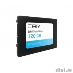 CBR SSD-120GB-2.5-ST21,  SSD-,  "Standard", 120 GB, 2.5", SATA III 6 Gbit/s, Phison PS3111-S11, 3D TLC NAND, R/W speed up to 550/420 MB/s, TBW (TB) 100  [: 3 ]