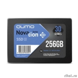 QUMO SSD 256GB Novation TLC Q3DT-256GSCY {SATA3.0}  [: 2 ]