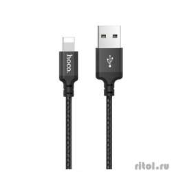 HOCO HC-62882 X14/ USB ������ Lightning/ 2m/ 1.7A/ ������/ Black  [��������: 1 ���]