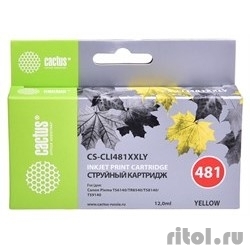   Cactus CS-CLI481XXLY  (12)  Canon Pixma TR7540/TR8540/TS6140/TS8140  [: 1 ]