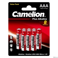 Camelion Plus Alkaline BL8  LR03 (LR03-BP5+3, ,1.5)(8.  -)  [: 1 ]