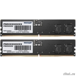  DDR5 2x16Gb 4800MHz Patriot PSD532G4800K Signature RTL PC5-38400 CL40 DIMM ECC 288-pin 1.1  [: 3 ]