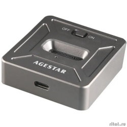 AgeStar 31CBNV1C USB 3.1 SSD M.2 NVME, ��������, �����, (GRAY)  [��������: 1 ���]