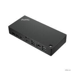 Lenovo [40AY0090CN] ThinkPad Universal USB-C Dock  2x DP 1.4, 1x HDMI 2.0, 3x USB 3.1, 2x USB 2.0, 1x USB-C, 1x RJ-45, 1x Combo Audio Jack 3.5mm pi.  [��������: 6 �������]