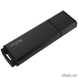 Netac USB Drive 32GB U351 <NT03U351N-032G-20BK>, USB2.0, � ���������, ������������� ������  [��������: 1 ���]
