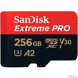 Micro SecureDigital 256GB Sandisk Extreme Pro microSDXC  + SD Adapter + Rescue Pro Deluxe 200MB/s [SDSQXCD-256G-GN6MA]  [: 1 ]