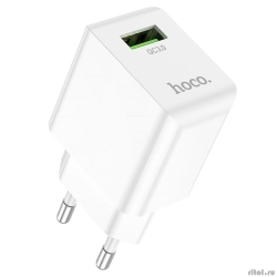 HOCO HC-66854 C98A/  / QC 3.0/ 1 USB/ : 5V_9V_12V, 18W/ White  [: 1 ]