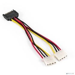 Exegate EX294795RUS ������ ������� SATA ExeGate EX-CC-SATAM2MF-0.15 (15pin M/2xMolex F, 0,15�)  [��������: 1 ���]