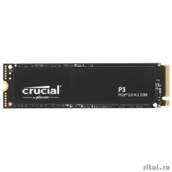 SSD 2Tb Crucial P3 3D NAND M2 PCIe NVMe R3500Mb/s W3000MB/s CT2000P3SSD8  [: 3 ]