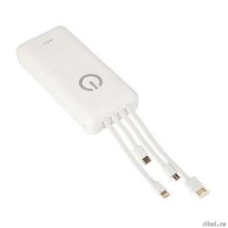 Perfeo Powerbank ABSOLUTE 20000mah In Micro usb,USB /Out USB,Micro usb,Type-C,Lightning, 2.1/ White (PF_D0164)  [: 1 ]