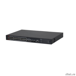 DAHUA DH-S4228-24GT-240 24-�������� ���������� ����������� ���������� � PoE; 24xRJ45 1G (PoE/PoE+/Hi-PoE/802.3bt), 2xRJ45 1G (uplink), 2xSFP 1G (uplink); �������� 240��;�����������;������� 100-240VAC;  [��������: 1 ���]