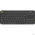 920-007173 Logitech ���������� K400 Wireless Touch Plus Keyboard RU/LAT  [��������: 2 ������]