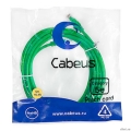 Cabeus PC-UTP-RJ45-Cat.5e-5m-GN-LSZH ����-���� U/UTP, ��������� 5�, 2xRJ45/8p8c, ����������������, �������, LSZH, 5�  [��������: 2 ������]