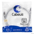 Cabeus PC-FTP-RJ45-Cat.5e-1.5m ����-���� F/UTP, ��������� 5�, 2xRJ45/8p8c, ��������������, �����, PVC, 1.5�  [��������: 5 ���]