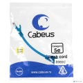 Cabeus PC-UTP-RJ45-Cat.5e-0.15m-BL-LSZH - U/UTP,  5, 2xRJ45/8p8c, , , LSZH, 0.15  [: 2 ]