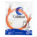Cabeus PC-UTP-RJ45-Cat.6-1m-OR ����-���� U/UTP, ��������� 6, 2xRJ45/8p8c, ����������������, ���������, PVC, 1�  [��������: 5 ���]