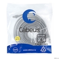 Cabeus PC-UTP-RJ45-Cat.6-15m ����-���� U/UTP, ��������� 6, 2xRJ45/8p8c, ����������������, �����, PVC, 15�  [��������: 5 ���]