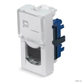 Cabeus KJ-RJ45-Cat.6-180T-FP-L-22,5 Keystone Jack RJ-45(8P8C), 180 ��������, ��������� 6, ���������������� ������, ������� Mosaic (���.076561)  [��������: 2 ������]