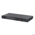 DAHUA DH-S3218-16ET-135 16-�������� ������������� ���������� � ���; 16xRJ45 100M (PoE/PoE+/Hi-PoE), 2xCombo SFP/RJ45 1G (uplink); �������� �� 135��; �������: 100�240VAC;  [��������: 1 ���]