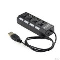 Gembird ������������ USB2.0  4xUSB, ���� ������� 2�, ��������� � ����, ������ USB 55��, ������ (UHB-U2P4-02A)  [��������: 1 ���]