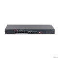 DAHUA DH-S3218-16ET-240 16-�������� ������������� ���������� � ���; 16xRJ45 100M (PoE/PoE+/Hi-PoE), 2xCombo SFP/RJ45 1G (uplink); �������� �� 240��; �������: 100�240VAC;  [��������: 3 ����]