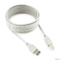 Cablexpert ������ USB2.0 AM/BM, ����, Pro, 4.5�, �����, ����� (CC-USB2-AMBM-15-N)  [��������: 3 ������]