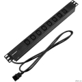 Rexant (04-0304-1) ���� ������������� ������� ��� 19" ������, ��������������, 8 ������� C13, 10A, ��� ����, ���� ����, ���� 2�, ����� C14  [��������: 1 ���]
