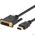 KS-is KS-468L1-2 ������-������� HDMI 19M - DVI 25M 2�  [��������: 6 �������]