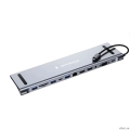 Gembird ���-������� Type-C,12�1: 2xUSB3.1,USB2.0, RJ45,PD87W, Jack3.5, SD/TF, 2xHDMI, VGA,Type-C (UHB-D6)  [��������: 6 �������]