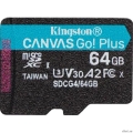 Micro SecureDigital 64GB Kingston SDCG4/64GBSP Canvas Go! Plus V30 A2 w/o adapter  [��������: 1 ���]