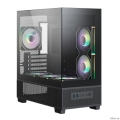 XASTRA ������ Q500M 6ARGB-C10-UC Black mATX/Aquarium/Screewless/ 6x120mm ARGB PWM FM fans/Argb+PWM HUB 10port/ Type-C/ Q500M-6FM12A-C10-UC  [��������: 2 ����]