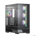 XASTRA ������ Q700 4ARGB-C10-UC Black ATX/Aquarium/Screewless/4x120mm ARGB PWM mirror fans/Argb+PWM HUB 10port/Type C Q700-4FM12A-C10-UC  [��������: 2 ����]