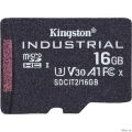 ������������ ����� ������ Micro SecureDigital 16GB Kingston, Class 10 UHS-I U3 V30 A1 TLC � ������ pSLC, ����. ����� �� -40? �� +85?  [��������: 1 ���]