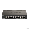 D-Link DGS-1100-08PV2/A4A ������������� L2 ���������� � 8 ������� 10/100/1000Base-T (8 ������ PoE 802.3af/at, PoE-������ 64 ��)  [��������: 1 ���]