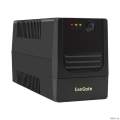 Exegate EX299492RUS ��� ExeGate Power NB-1000.LED.AVR.2SH (1000VA/650W, LED, AVR, 2*Schuko, ������� 12V 9Ah, Black)  [��������: 1 ���]