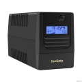Exegate EX299499RUS ��� ExeGate Smart LB-650.LCD.AVR.2SH.USB (650VA/390W, LCD, AVR, 2*Schuko, USB, ������� 12V 7Ah, Black)  [��������: 1 ���]