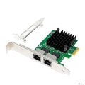 ORIENT XWT-INT226L2PE, ������� ����� PCI-Ex1 v3.1 2xRJ45 2.5GbE NIC, Intel I226-V chipset, 2.5/1 ����/�, 2 ������ ��������� (33474)  [��������: 1 ���]