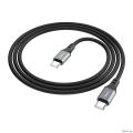 HOCO ������ USB2.0 Hoco Type-C/Type-C, 3�, 60��, ����������� �������, X86, 1�, ������, �������  [��������: 1 ���]