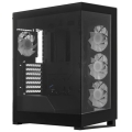 PHANTEKS NV5S Black, Digtial RGB Lighting, 4x120mm ARGB Fan, ��� ��, Tempered Glass, Mid-Tower / PH-NV523s_DBK01  [��������: 5 ���]