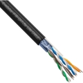 Exegate EX301071RUS ������ ExeGate FUTP4-C5e-CCA-S24-SW-OUT-PE-BK-305 FTP 4 ���� ���.5e CCA, 0.52�� (24AWG), �����, �����., � ������, 305�, ����., PE  [��������: 1 ���]