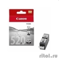 Canon PGI-520Bk 2932B004 Картридж для IP3600, IP4600, MP540, MP620, MP630, MP980, Черный, 330стр.  [Гарантия: 2 недели]