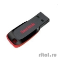 SanDisk USB Drive 16Gb Cruzer Blade SDCZ50-016G-B35 {USB2.0, Black-Red}   [Гарантия: 1 год]