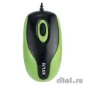 Мышь DELUX "DLM-363B" опт.,mini, 800dpi, USB  (2 кн+скролл), черно-зеленая  [Гарантия: 1 год]